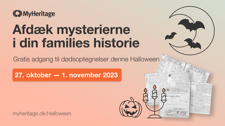 Lås op for fortiden med MyHeritage denne Halloween