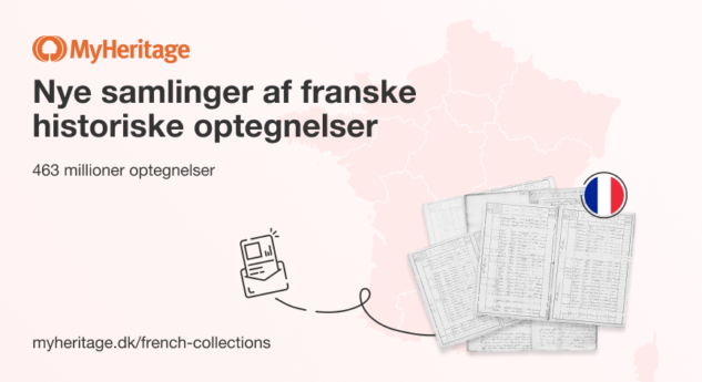 MyHeritage offentliggør en kæmpe samling af 463 millioner historiske optegnelser fra Frankrig