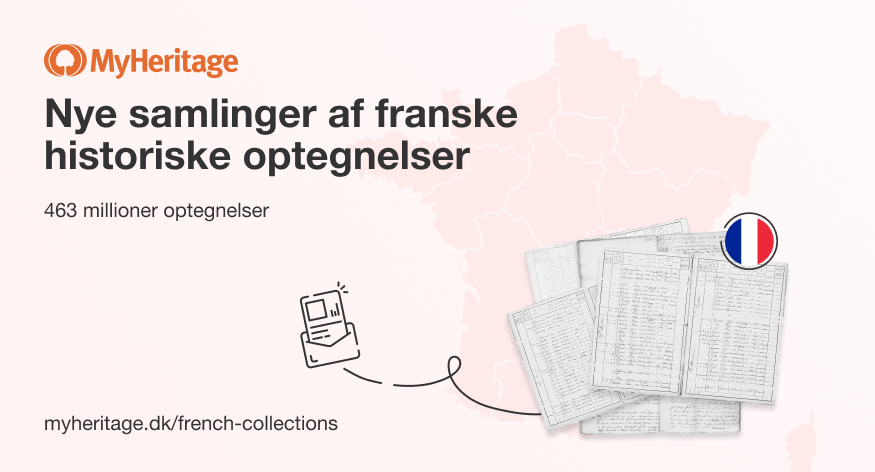 MyHeritage offentliggør en kæmpe samling af 463 millioner historiske optegnelser fra Frankrig