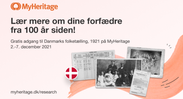 Tidsbegrænset tilbud: Gratis adgang til Danmark folketælling fra 100 år siden