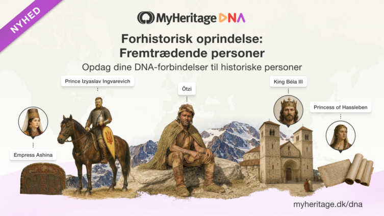 Nyt i Ancient Origins: Opdag din forbindelse til kendte skikkelser fra historien