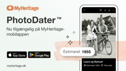 PhotoDater™ er nu tilgængelig i MyHeritage og Reimagine-mobilappen