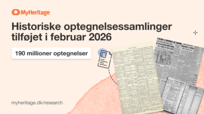 MyHeritage tilføjer 190 millioner historiske optegnelser i februar 2026