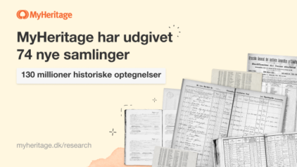 Største opdatering: MyHeritage tilføjer 74 samlinger med 130 millioner historiske optegnelser