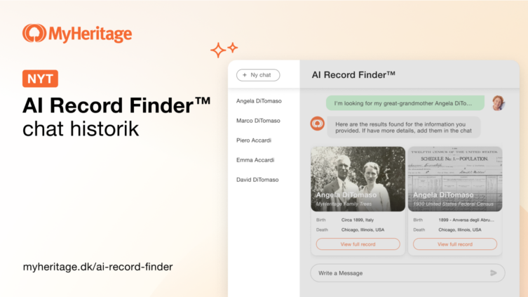Nyhed:  Chat-historie for AI Record Finder™