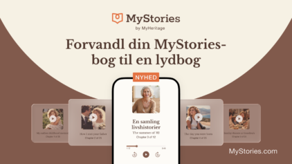 Nyhed: Forvandl din MyStories-bog til en lydbog