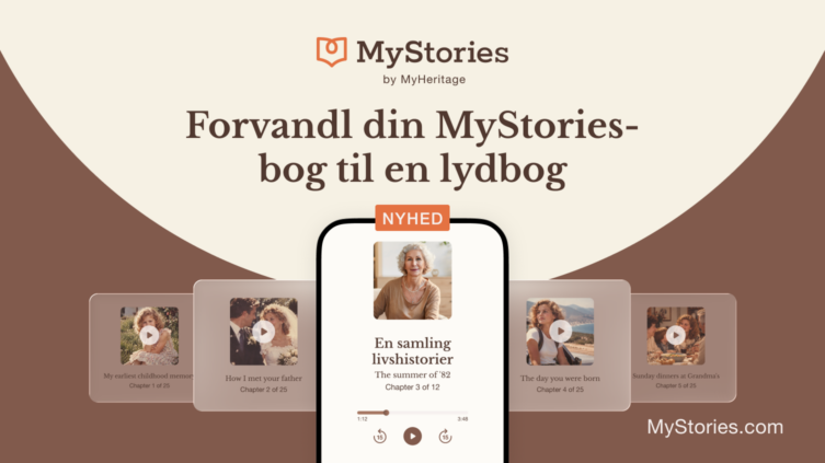 Nyhed: Forvandl din MyStories-bog til en lydbog