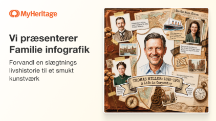 Vi præsenterer Familie infografik: Gør en af dine kæres livshistorie til et smukt kunstværk
