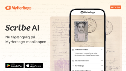 Scribe AI er nu tilgængelig på MyHeritage-mobilappen