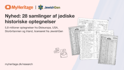 MyHeritage tilføjer 28 samlinger af jødiske historiske optegnelser
