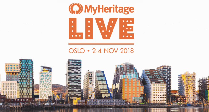 MyHeritage LIVE i Oslo: Programmet er nu tilgængeligt