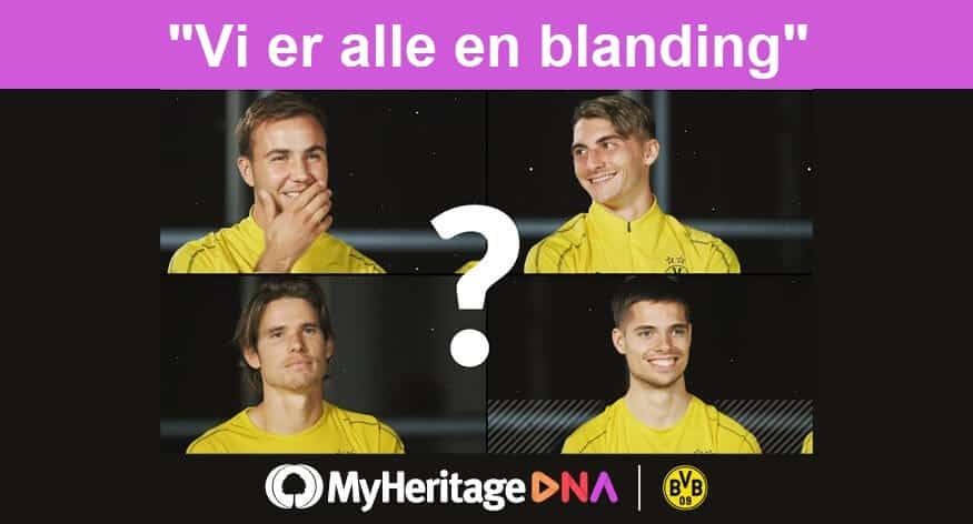“Vi er alle en blanding” – MyHeritage DNA hjælper Borussia Dortmund-spillere med at opdage deres etniske oprindelse