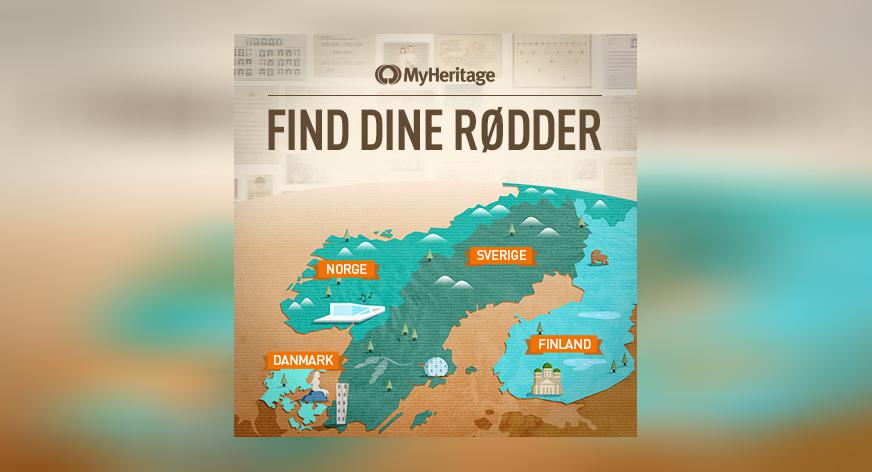 Nyt: MyHeritage tilføjer millioner af danske historiske optegnelser