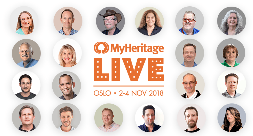 MyHeritage LIVE brugerkonference: Fokus på foredragsholderne