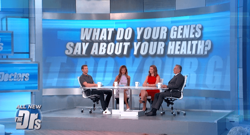 The Doctors tester sig med MyHeritage DNA-testen for Sundhed på TV